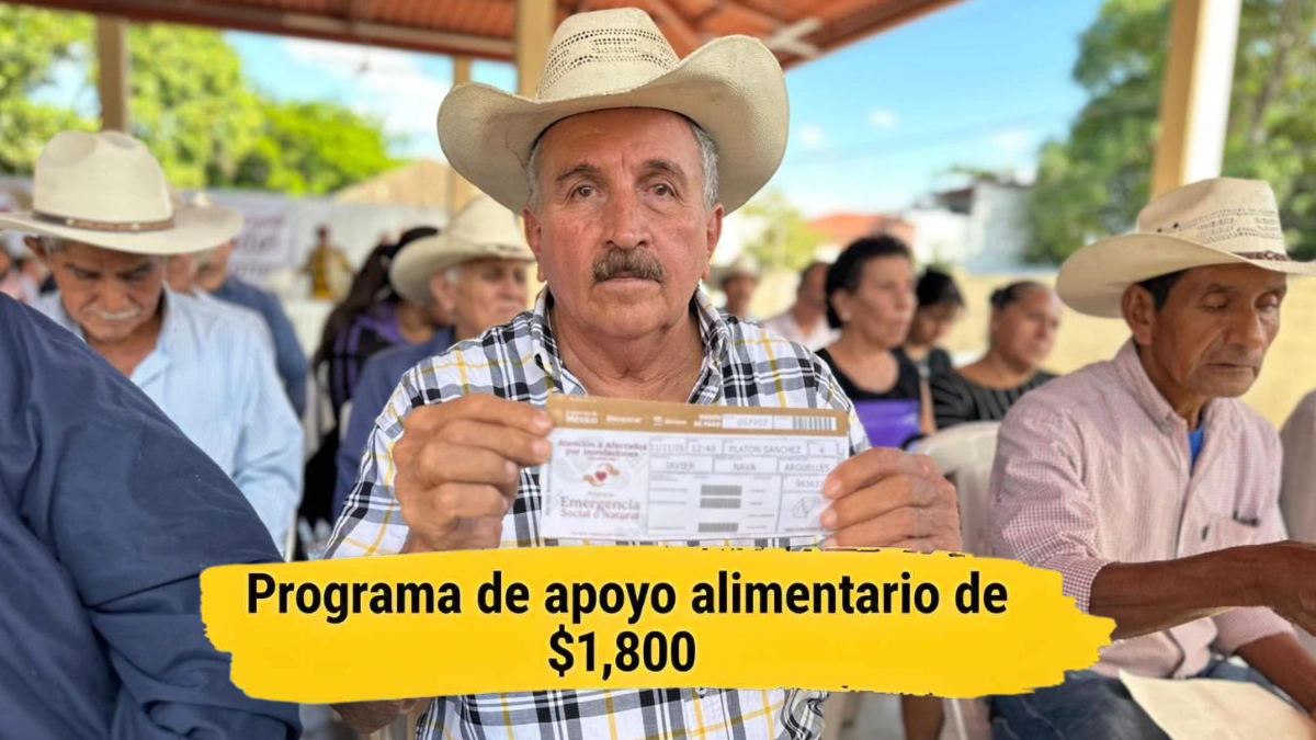 Apoyo Alimentario de $1,800 para Familias